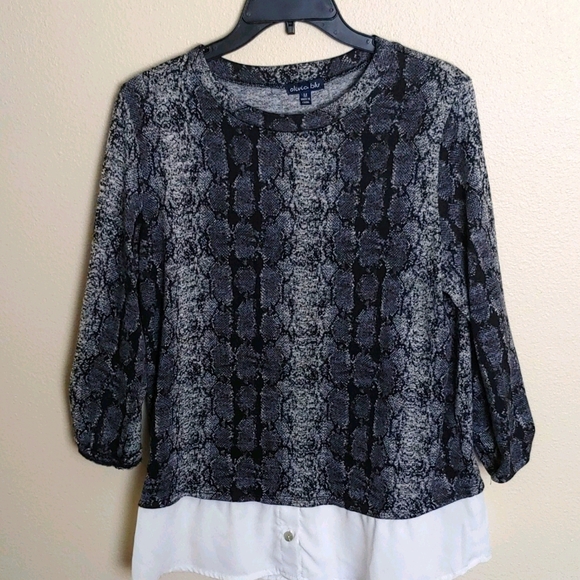 Pullover top snakeprint Med - Picture 1 of 4